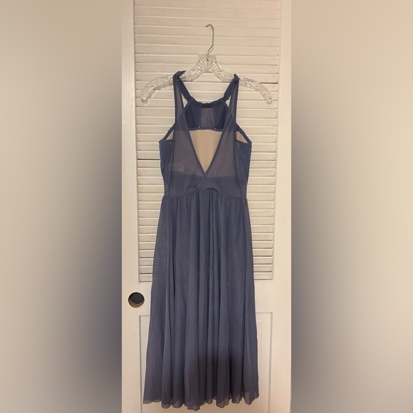 Blue Mesh Dance Costume - Picture 2 of 2